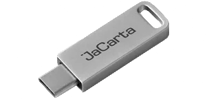 USB-токен JaCarta-2 PKI/ГОСТ, металлический корпус, разъем Type-C. Сертификат ФСТЭК России. Сертификат ФСБ России. Исполнение 1.