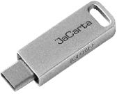 JaCarta PKI, металлический корпус, разъем Type-C, сертифицированный ФСТЭК